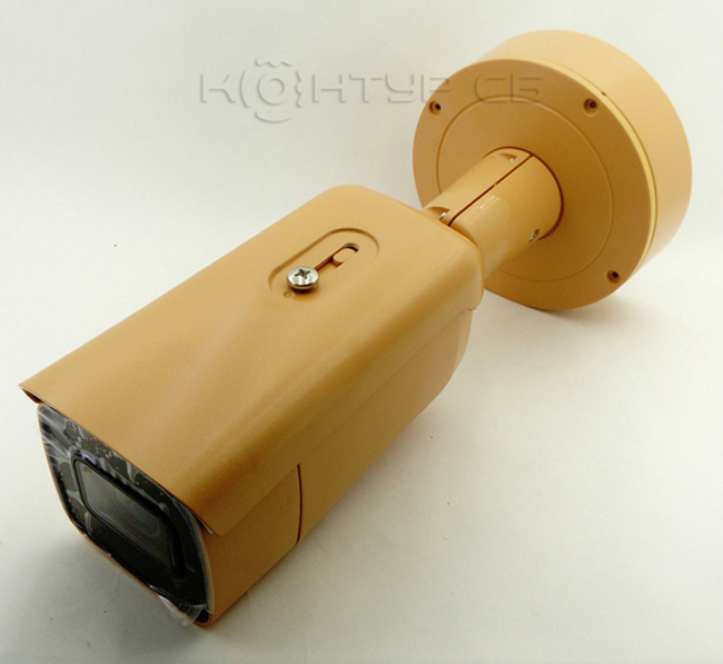 Цилиндрическая коричневая камера видеонаблюдения