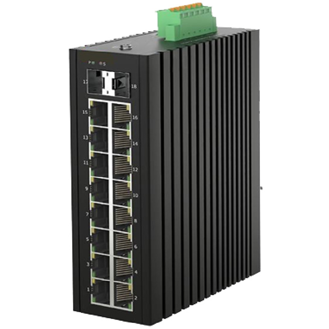 Купить NSGate NIS-3200-216PSG Промышленный неуправляемый PoE коммутатор в Москве.