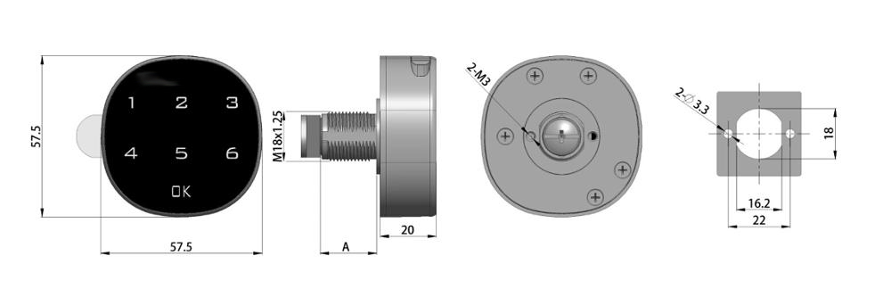 Купить DIVITEC DT-CD1807 Электронный замок в Москве.