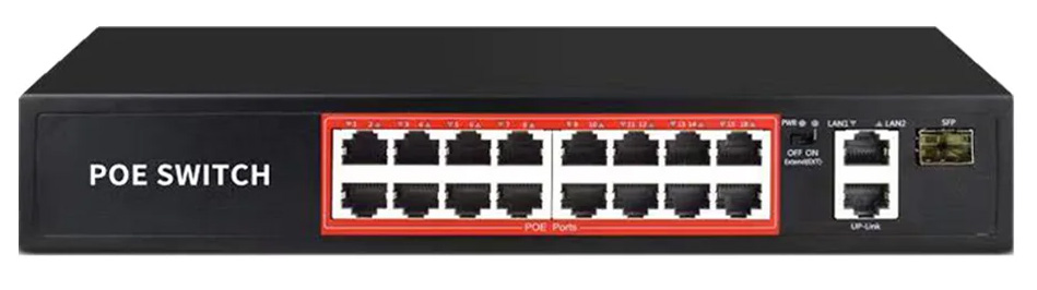 Купить DIVITEC AI DT-16MP2GE1GSFP-240W AI управляемый PoE коммутатор в Москве.