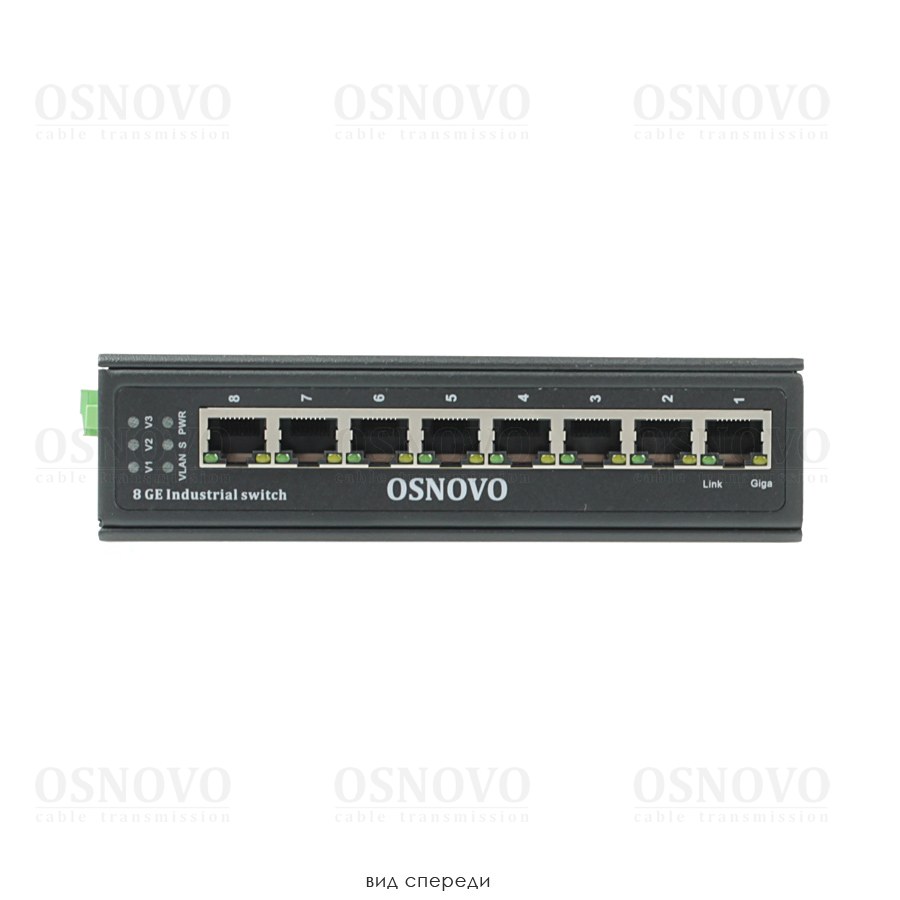 Купить Купить OSNOVO SW-70800-I Промышленный коммутатор Gigabit Ethernet в Москве. в Москве.
