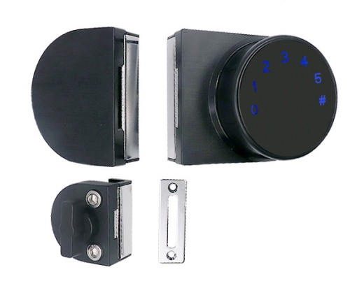 Купить DIVITEC DT-S1404G Электронный замок для распашных стеклянных дверей шкафов, витрин и т.д в Москве.