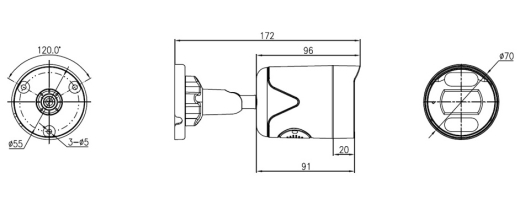IP камера DIVITEC DS-IPC5150HB-F