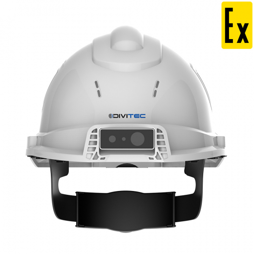 Купить DIVITEC DT-HEX-400 Высокотехнологичная взрывозащищенная каска с интегрированной системой видеорегистрации и связи в Москве.