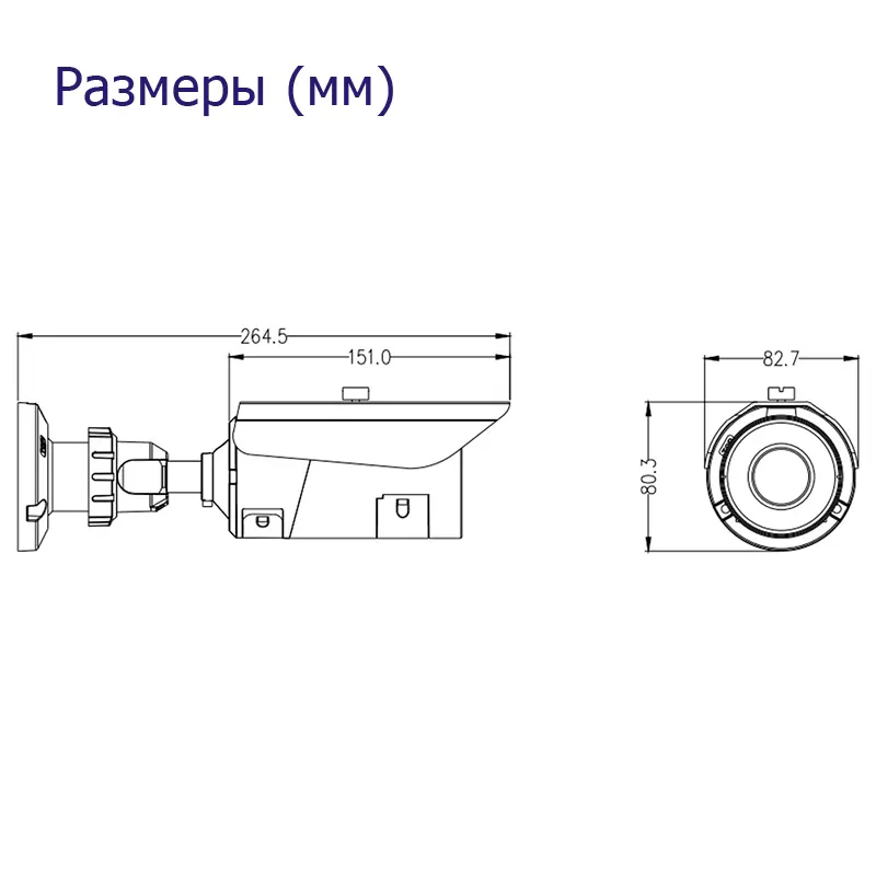 IP камера DIVITEC DS-IPC8050AK-MZ