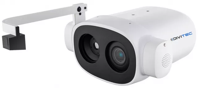 Купить DIVITEC DS-T5H-F Тепловизионная камера с функцией измерения температуры тела и со встроенным АЧТ в Москве.