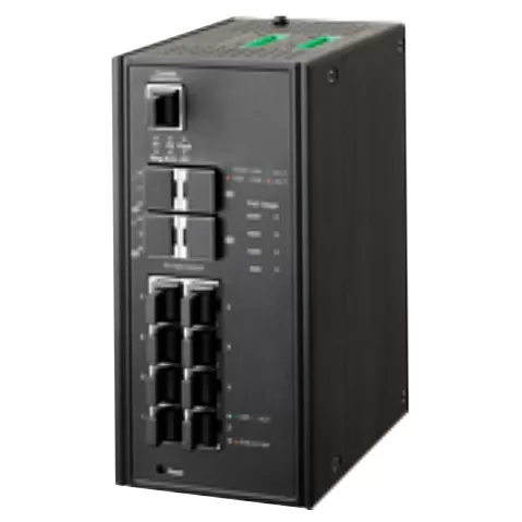 Купить NSGate NIS-3500-3412PGE Промышленный L2 PoE коммутатор в Москве.