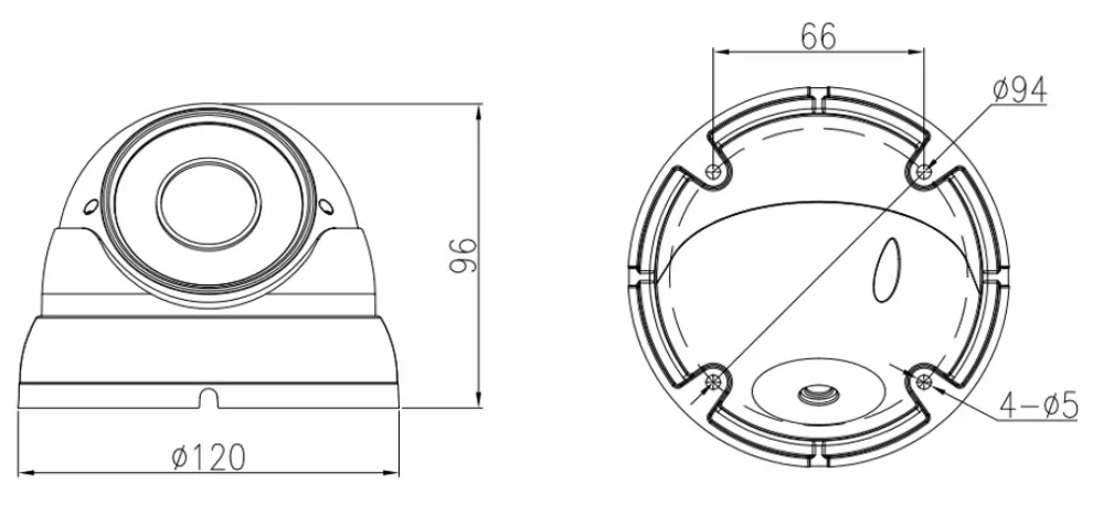 IP камера DIVITEC DS-IPD5122BH-V